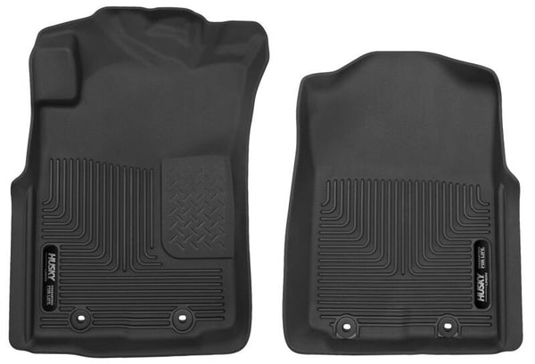 Husky Liners X-Act Contour Black Front Floor Liners for 12-14 Toyota Tacoma (Crew/Ext/Std Cab)