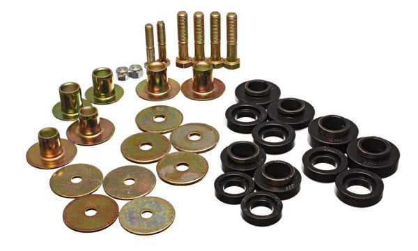 Energy Suspension Body Mount Bushing Kit for 67-81 Camaro & 68-74 Nova/Chevy II/67-75 Firebird/Trans AM - Black