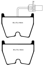 Load image into Gallery viewer, EBC 06-09 Audi RS4 4.2 (Cast Iron Rotors) Yellowstuff Front Brake Pads