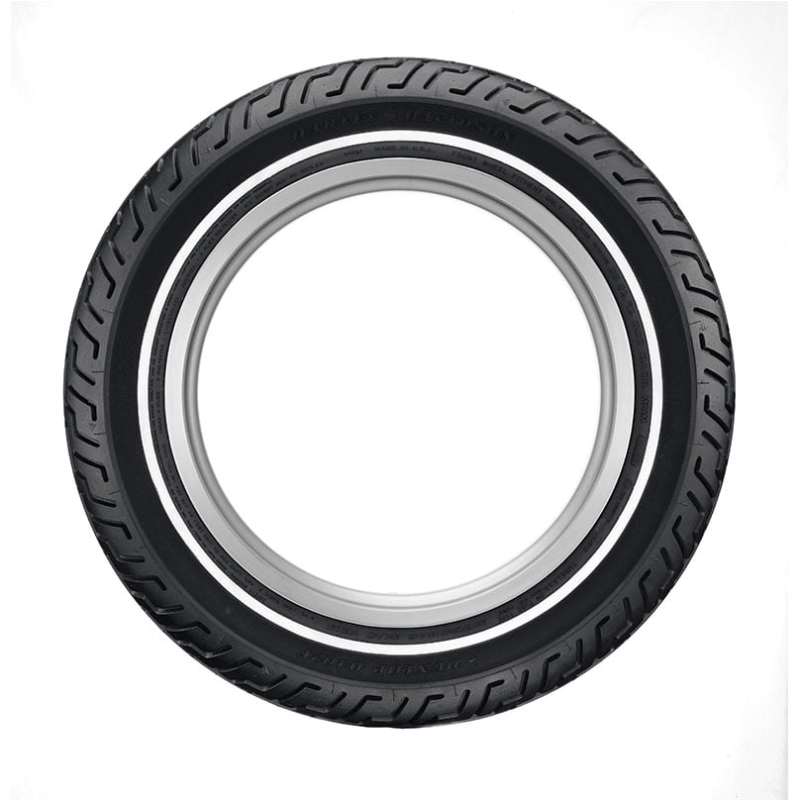 Dunlop D402 Front Tire - MH90-21 M/C 54H TL - Medium Whitewall