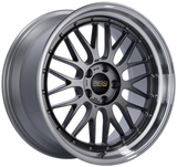 BBS LM 19x9.5 5x120 ET35 Diamond Black Center Diamond Cut Lip Wheel -82mm PFS/Clip Required