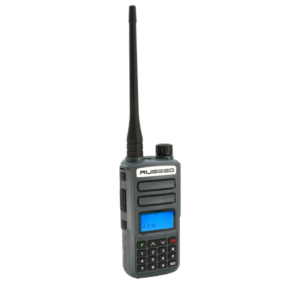 Rugged Radios Rugged GMR2 PLUS - GMRS / FRS Two Way Handheld Radio Grey