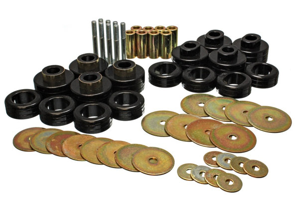 Energy Suspension Cab Mount Set for Club Cab - Black