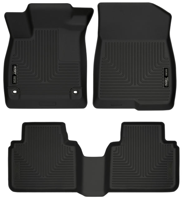 Husky Liners 2018 Honda Accord WeatherBeater Black Floor Liners (Front & 2nd Seat)