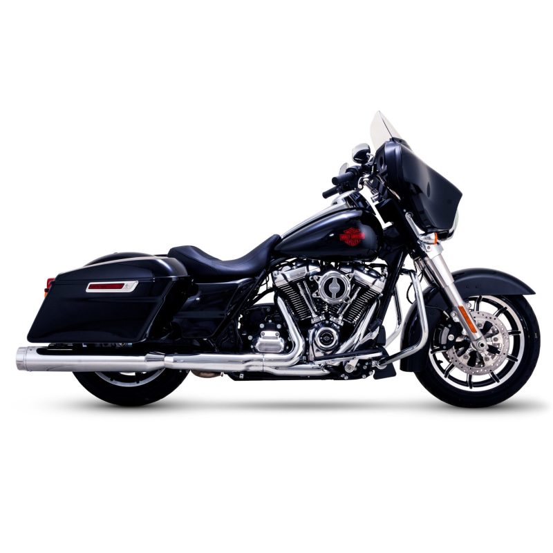 Vance and Hines Slip-On Exhaust - Torquer 450 Chrome for HD Touring 95-16