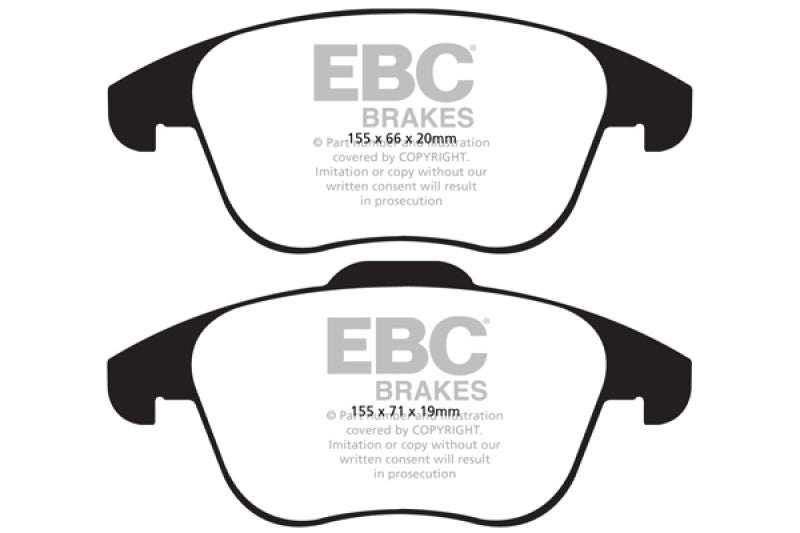 EBC 15 and up Audi Q3 2.0 Turbo Ultimax2 Front Brake Pads