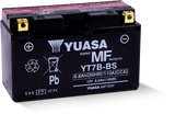 Yuasa YT7B-BS Maintenance Free AGM 12-Volt Battery w/Bottle