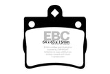 EBC 95-97 Mercedes-Benz C220 (W202) 2.2 (Single Pin Rear) Yellowstuff Rear Brake Pads