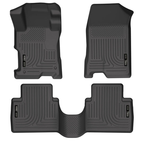 Husky Liners WeatherBeater Combo Black Floor Liners for 2008-2012 Honda Accord (4DR)