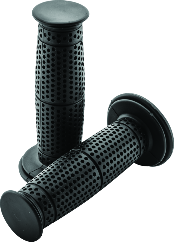 BikeMaster Punch Thermoplastic Rubber Grips - Black