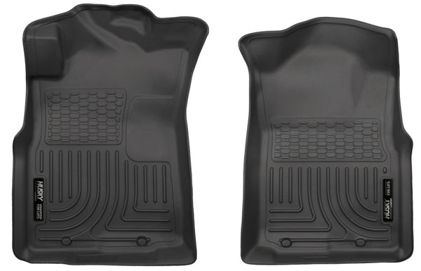 Husky Liners WeatherBeater Front Floor Liners for 2005-2015 Toyota Tacoma Crew/Extended/Standard Cab - Black