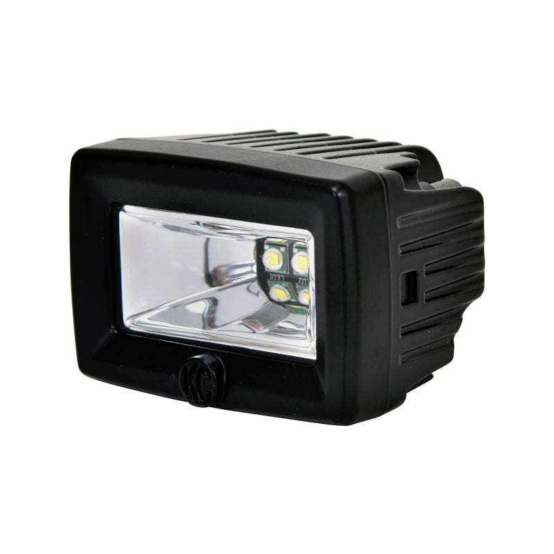 KC HiLiTES C-Series C2 LED 2in. Backup Area Flood Light 20w (Pair Pack System) - Black