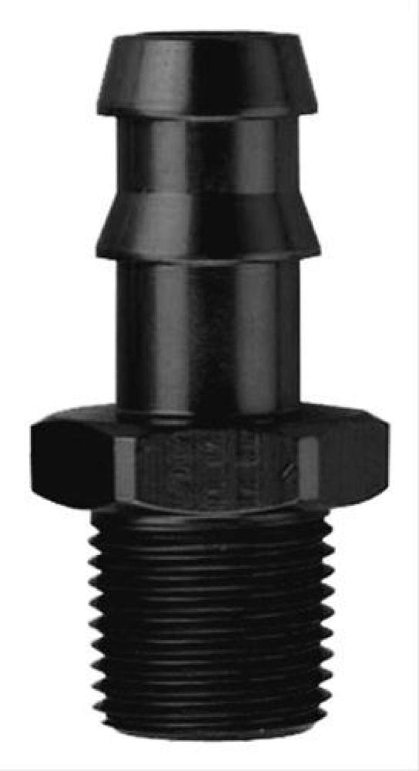 Fragola 1/4" Hose Barb to 1/8" NPT Fitting - Black