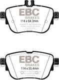 EBC 2017+ Mercedes-Benz E300 (W213) Redstuff Rear Brake Pads