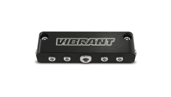 Vibrant Aluminum Vacuum Manifold (new design) - Black