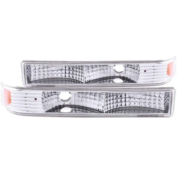 ANZO Euro Parking Lights Chrome for 19982005 Chevrolet S-10