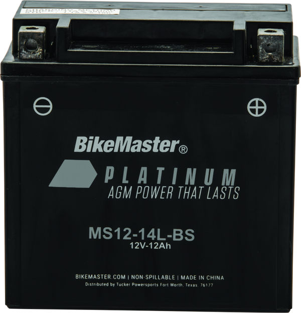 BikeMaster Platinum AGM Battery MS12-14L-BS for Aprilia RS 660 (2022)