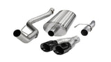 Corsa 2011-2014 Ford F-150 5.0L V8 Black Sport Cat-Back Exhaust