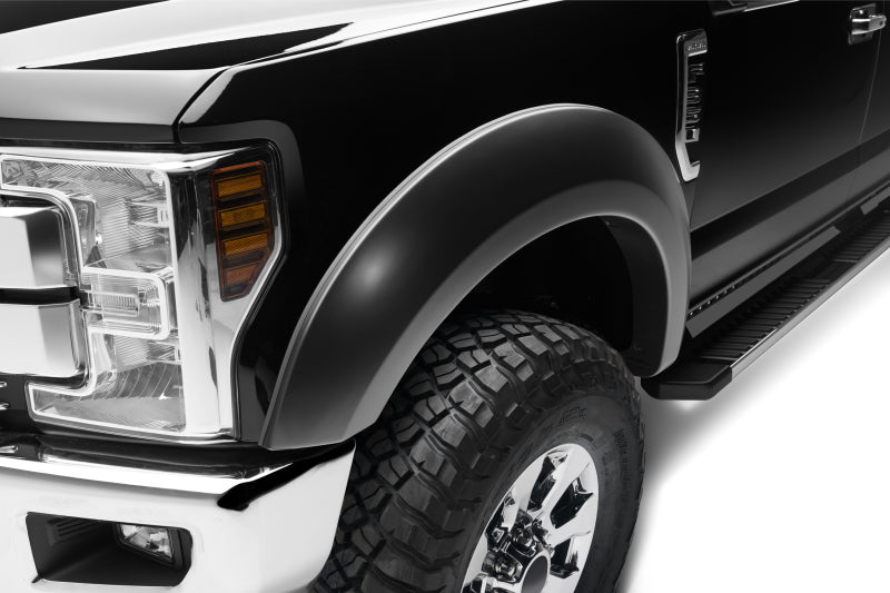 Bushwacker 17-18 Ford F-250 Super Duty Extend-A-Fender Style Flares 4pc - Black