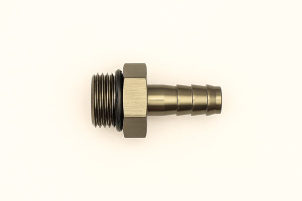 DeatschWerks 8AN ORB Male to 3/8in. Male Triple Barb Fitting with O-Ring