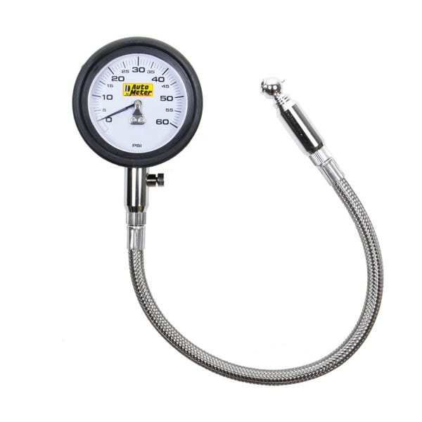 AutoMeter NASCAR Performance Low-Pressure Tire Pressure Gauge  060 PSI