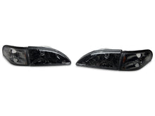 Load image into Gallery viewer, Raxiom 94-98 Mustang Axial Series Cobra Style Headlights- Black Housing (Clear Lens)