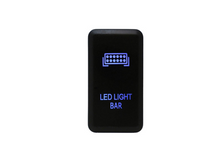 Load image into Gallery viewer, Cali Raised Tall Style Toyota Oem Style Led Light Bar Switch - Blue