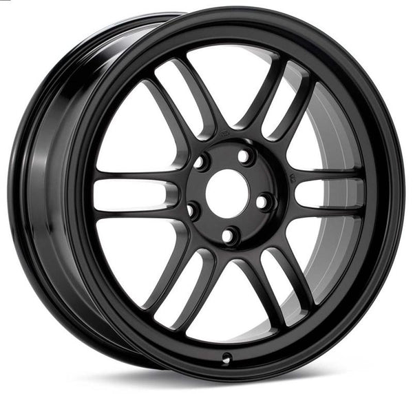 Enkei RPF1 17x9 5x114.3 45mm Offset 73mm Bore Matte Black Wheel  RX8