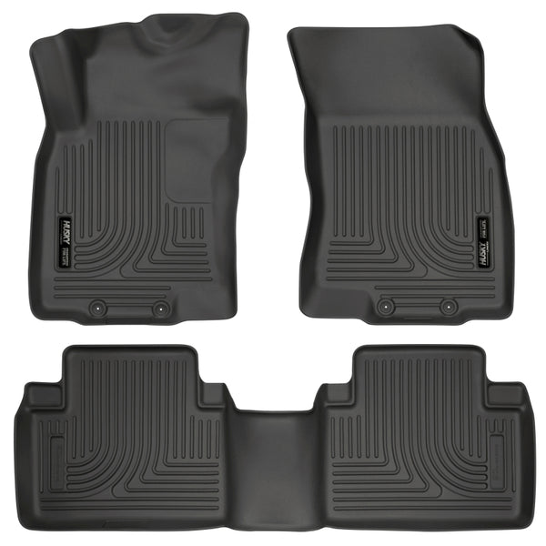 Husky Liners WeatherBeater Floor Liners for 2014 Nissan Rogue - Front & Second Row - Black