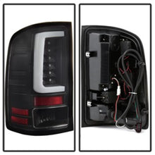 Load image into Gallery viewer, Spyder 07-13 GMC Sierra 1500 V2 Light Bar LED Tail Lights - Black (ALT-YD-GS07V2-LBLED-BK)