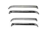 AVS 77-85 Buick Lesabre Ventshade Front & Rear Window Deflectors 4pc - Stainless