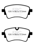 EBC 2020+ Audi A4 B9 2.0T Greenstuff Rear Brake Pads