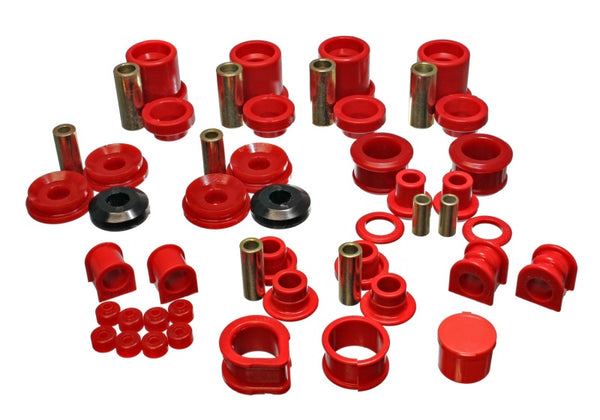 Energy Suspension Hyper-Flex Bushing Set for 90-96 Nissan 300ZX - Red