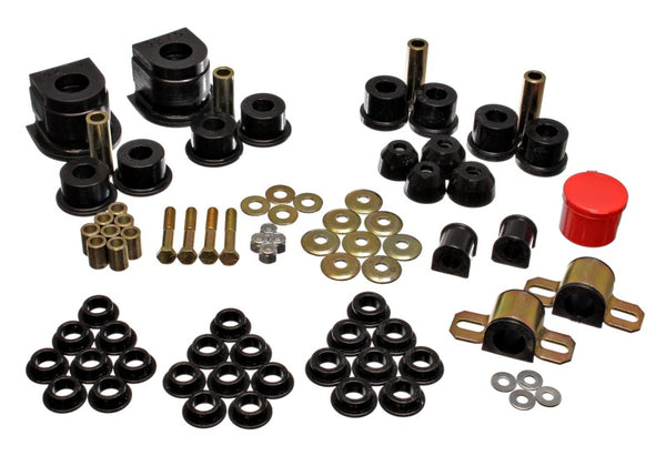 Energy Suspension 86-91 Mazda RX7 Black Hyper-Flex Bushing Set