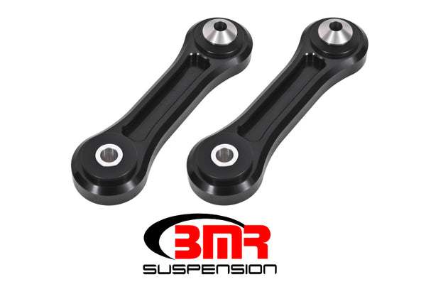 BMR Suspension 15-17 S550 Mustang Rear Lower Control Arms Vertical Links (Delrin, Black)