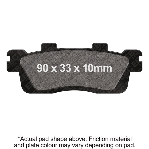 EBC 18-19 KYMCO Street Like S 125i Rear Left FA-SFA-TT-X Brake Pads
