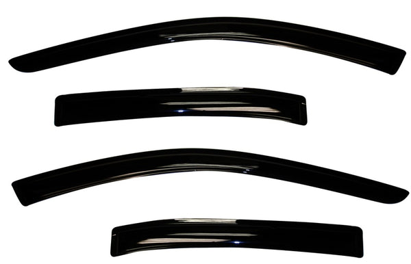 AVS Ventvisor Smoke Window Deflectors 4pc Set for Ford Taurus 20102018 (Outside Mount)