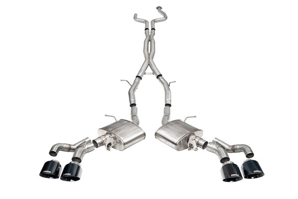 Corsa Cat-Back Exhaust System for 2022-2025 Cadillac CT5-V Blackwing - 3in. with Active Exhaust & Twin 4.5in. Tips