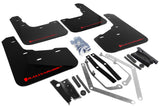 Rally Armor 13-19 Ford Fiesta ST Black UR Mud Flap w/Red Logo