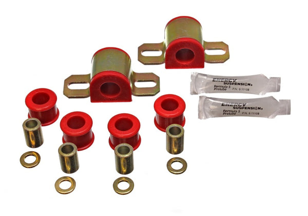 Energy Suspension 90-97 Mazda Miata 19mm Front Sway Bar Bushings & End Links - Red