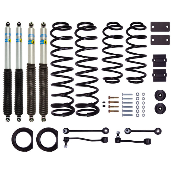 Bilstein B8 5100 1.5in Suspension Lift Kit for 2018-2023 Jeep Wrangler JL 4DR (With Winch)