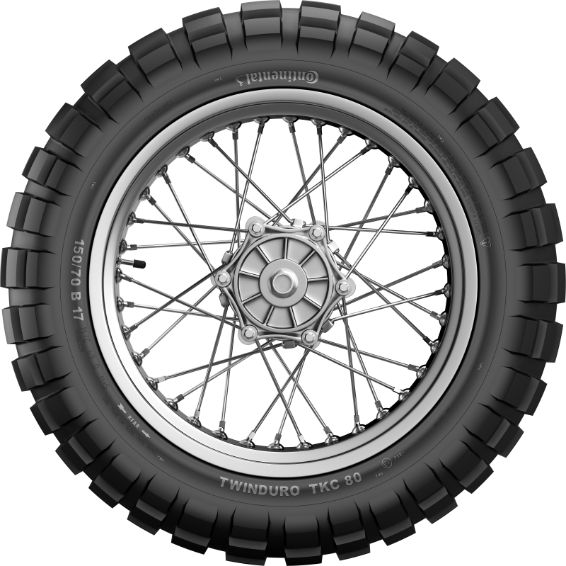 Continental TKC 80 Twinduro M+S - 140/80-18 M/C 70R TL Rear