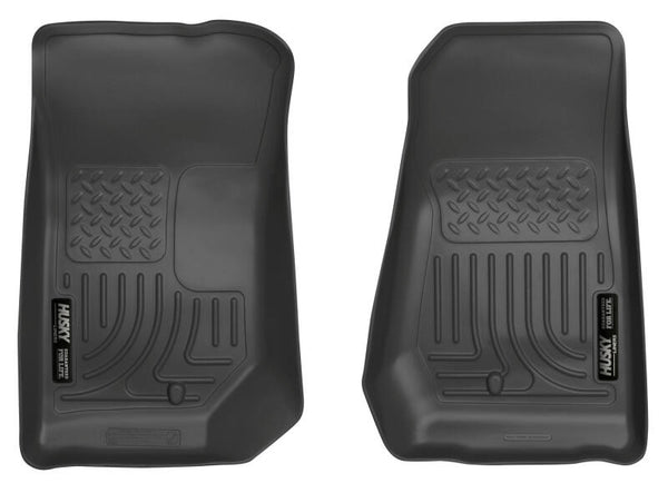 Husky Liners WeatherBeater Floor Liners for 2007-2012 Jeep Wrangler - Black