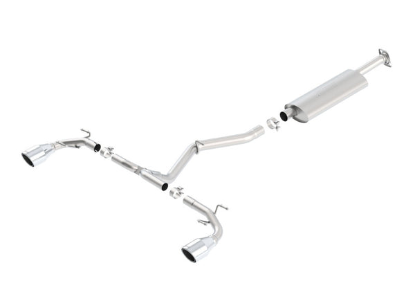 Borla Catback Exhaust for 2013-2015 Scion FR-S & 2013 Subaru BRZ 2.0L 4Cyl 6Spd
