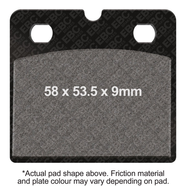 EBC 90-96 BMW K 75 75-S ABS Model Front Left/Right Sintered HH/R Brake Pads