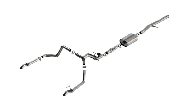 Borla Catback Exhaust for 2024 Chevrolet/GMC 1500 ZR2 & AT4X 6.2L V8 4WD