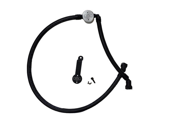J&L Oil Separator for 2018-2025 Jeep Wrangler JL 3.6L - Clear Anodized