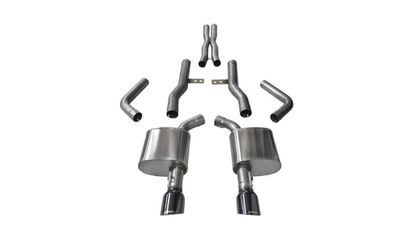 Corsa Cat-Back Exhaust for 2015-2023 Dodge Charger SRT/Scat Pack/R/T 6.4L - Black Xtreme