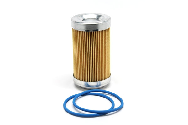 Fuelab 10 Micron Paper Fuel Filter Element - 3in with 2 O-Rings