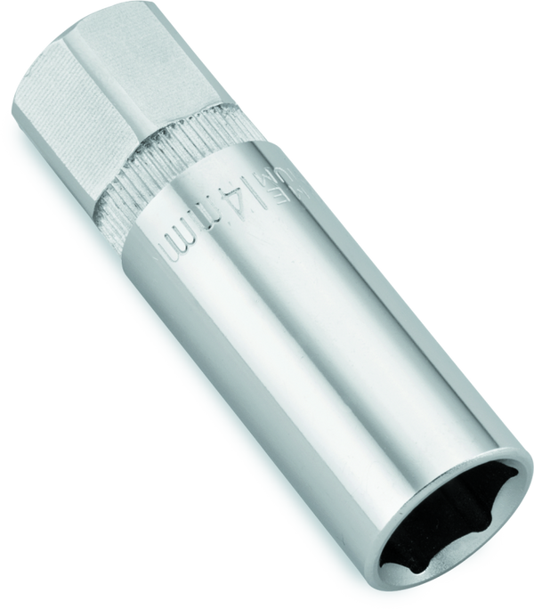 BikeMaster 14mm Magnetic Spark Plug Socket (3/8in Drive)